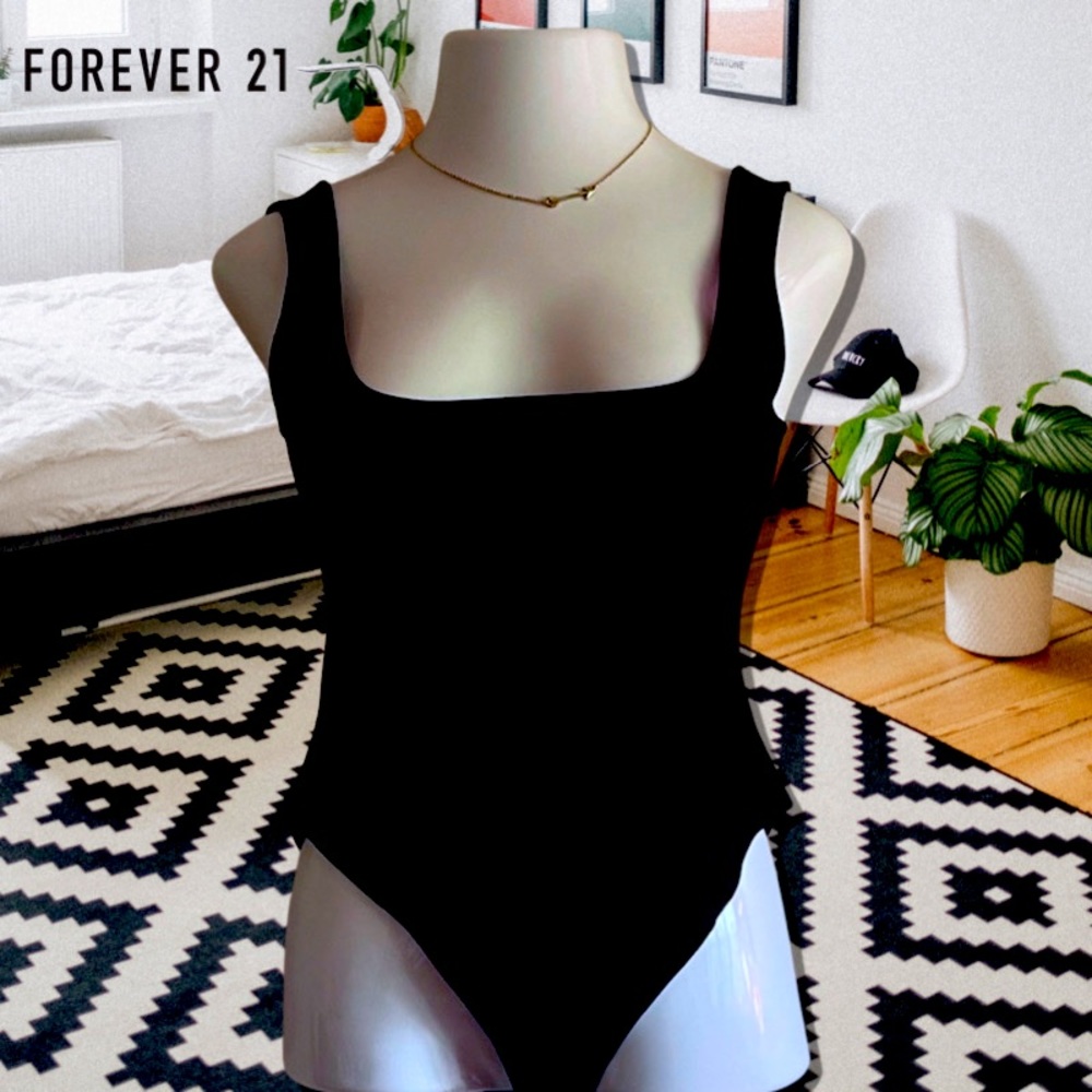 Forever 21 Square Neck Bodysuit 2/$15